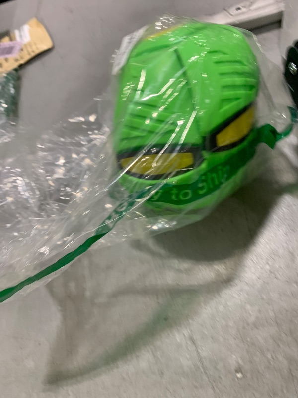 Photo 1 of UFO Magic Balls, Pet Toy Flying Saucer Ball, Creative Doggy Disc Ball Stomp, Portable Decompression Flying Flat Throw Dog Balls Toy for Childrens Kids Small Dogs Outdoor Sports (Green)