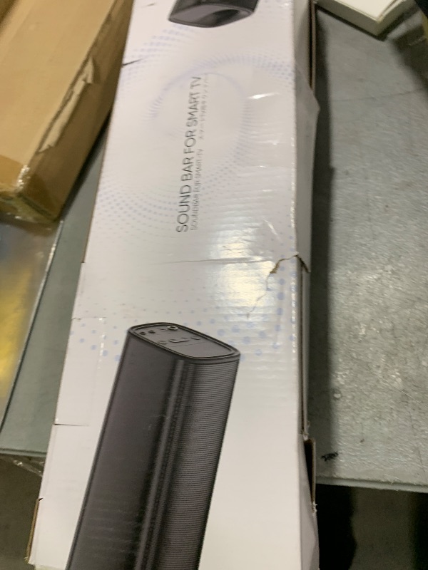 Photo 1 of Sound Bar for Smart TV - 50W Powerful TV Sound Bar with Crystal Clear Dialogue & Enhanced Bass | 17-Inch Compact Soundbar for TV with Bluetooth 5.3, Optical & AUX, perfect for Smart TVs, PC, Projector