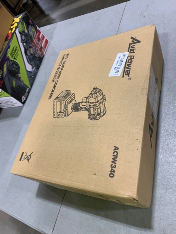 Photo 1 of AVID POWER 1/2 Impact Wrench Brushless, 20V Cordless Impact Gun w/ 3 Variable Speeds, Max Torque 370ft-lbs (500N.m), 3.0Ah Li-ion Battery, 4Pcs Impact Sockets, Fast Charger