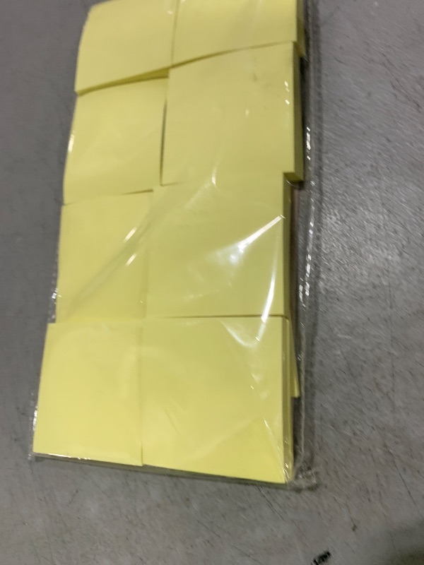 Photo 1 of (16 Pack) Sticky Notes 3x3 in Yellow, Sticky Pads, Recyclable, Self-Stick Pads, Easy to Stick for Home, Office, Notebook