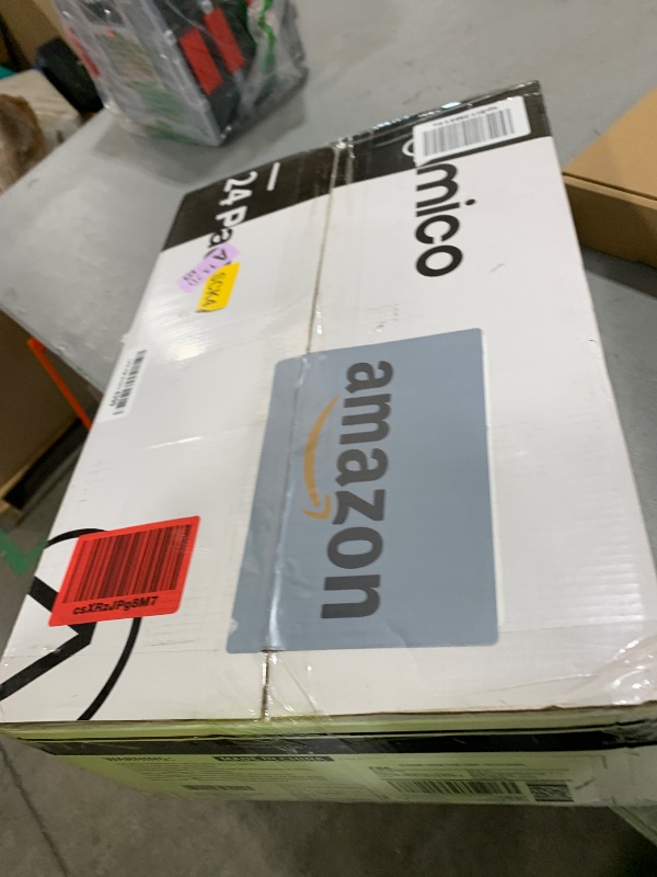 Photo 1 of Amico 24 Pack 4 inch 5CCT LED Recessed Lighting, Dimmable, 8.5W=60W, 650LM, 2700K/3000K/4000K/5000K/6000K Selectable, Retrofit Can Lights with Baffle Trim, IC Rated - ETL & FCC, White