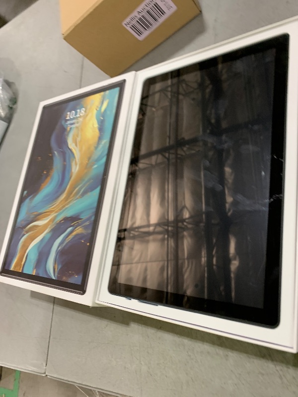 Photo 1 of Android 14 Tablet, 10.1 Inch Android Tablet PC, 16GB RAM 128GB ROM 1TB Expand, 8000mAh Battery, Octa-Core 10.1 Inch with 13MP+8MP Camera/Bluetooth/GPS/WiFi/HD Display (Light Blue)