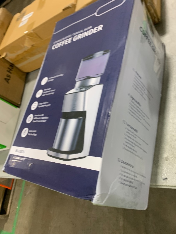 Photo 1 of SHARDOR Conical Burr Coffee Grinder Electric, Espresso Coffee Bean Grinder with Precision Electronic Timer, Adjustable Burr Mill with 51 Precise Settings for Home Use, Stainless Steel Container