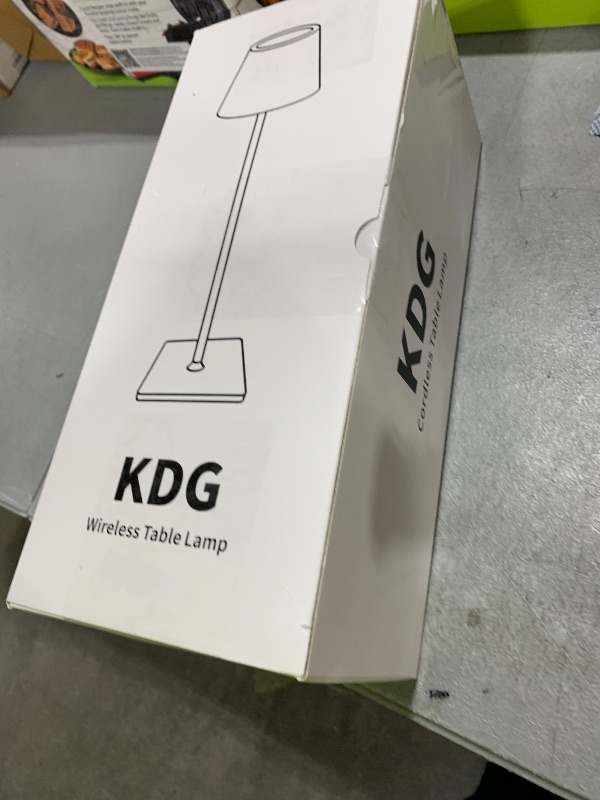 Photo 1 of KDG 2 Pack Cordless Table Lamp,Portable LED Desk Lamp, 5000mAh Battery Operated, 3 Color Stepless Dimming Up, for Restaurant/Bedroom/Bars/Outdoor Party/Camping/Coffee Shop Night Light(Black)