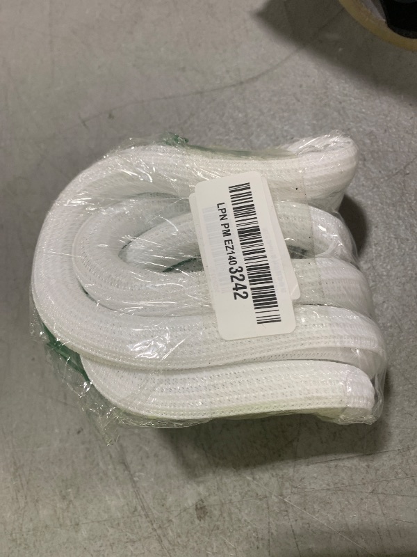 Photo 1 of 2m Cable Sleeve Cover - 19mm Diameter, Self-Closing Wire Organizer for Desk, Home, Office, and Pet Protection-White