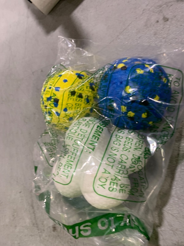 Photo 1 of Kimee 3.9'' Dog Balls Tennis Ball for Aggressive Chewers, Atom Teething Balls Dog Chew Toys for Large Medium Small Dogs and Puppies, 3 Pack
