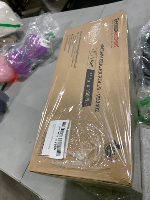 Photo 1 of [2025 New] Bonsenkitchen 11” x 150’ Vacuum Sealer Bags Rolls with Cutter for Food Storage, Commercial Grade, BPA Free, Great for Meal Prep and Sous Vide Cooking
