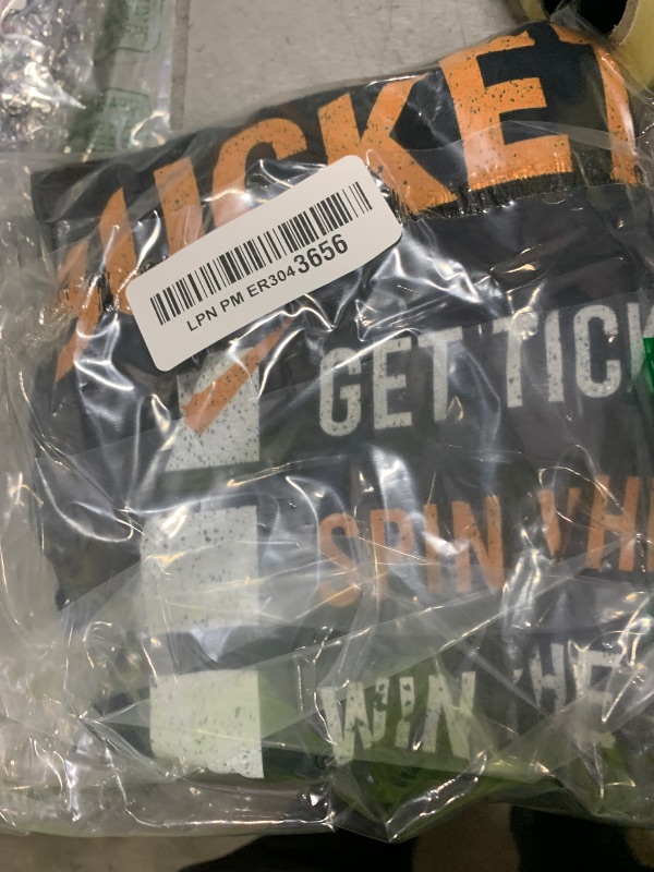 Photo 1 of Bucket List Get Tickets Spin Wheel Win Game Show Gift T-Shirt