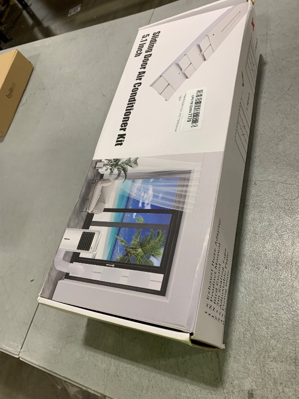 Photo 1 of Portable Sliding Door Air Conditioner Kit, Adjustable AC Sliding Door Vent Kit 16.9 Inches - 90 Inches, with 2pack 3m seal, Suit for 5.1''/13cm Exhaust Hose