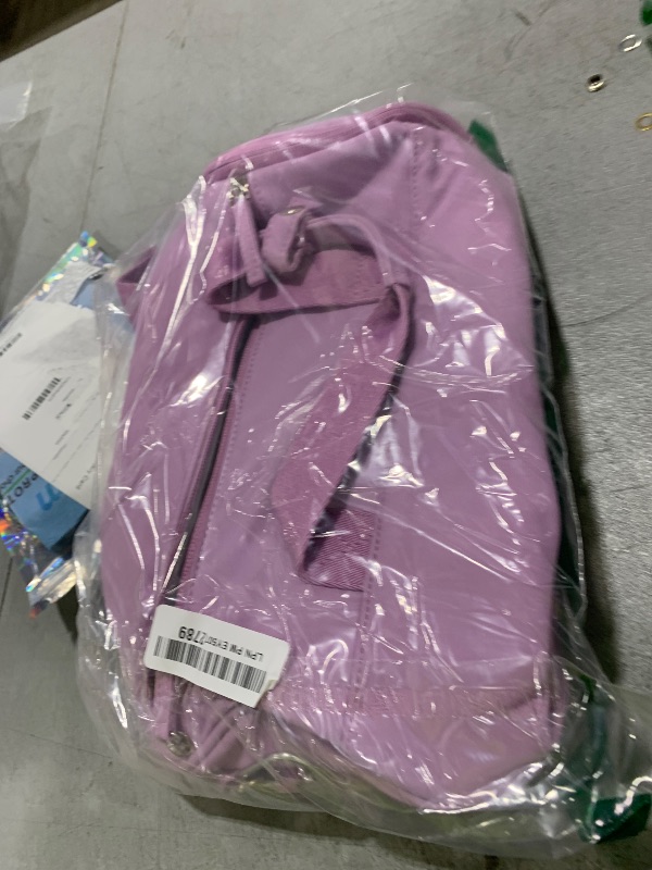 Photo 1 of BTOOP Mini Gym Bag for Women Girls Cute Small Duffle Bag Workout Sport Bags for Dance,Fitness,Yoga (B-Purple)