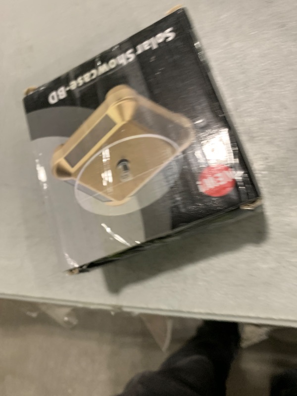 Photo 1 of KIMISS Solar Turntable for Display, 360 Degree Rotating Stand Plate for Curing Resin Jewelry and 3D Printed with RGB Light