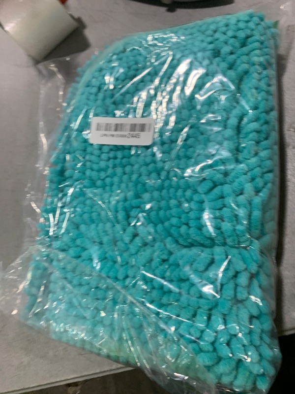 Photo 1 of OLANLY Bathroom Rugs 24x16, Extra Soft Absorbent Chenille Bath Rugs, Rubber Backing Quick Dry, Machine Washable Bath Mats for Bathroom Floor, Tub and Shower, Home Decor Accessories, Teal