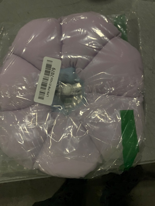 Photo 1 of Cat Cone Collar,Cute Waterproof Cat Recovery Collar,Anti-Bite Lick Wound Healing Safety Elizabethan e Collar for Cats,Purple Flower All-Season Style…