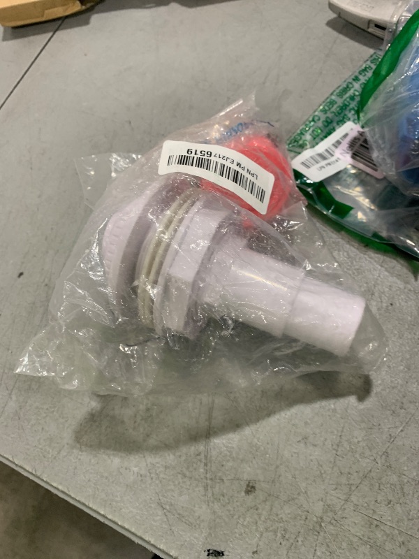 Photo 1 of FibroPool Pool Return Jet Kit - Complete with Fittings, Eyeball Assembly, Clamp, Gaskets and PTFE Thread Tape - Compatible with Above Ground Pools