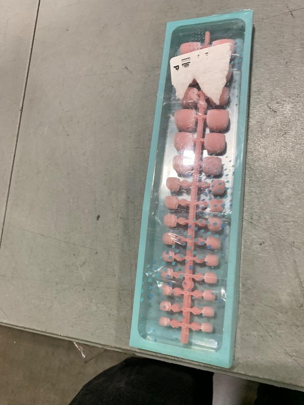 Photo 1 of Vansiho Press on Toenails Short, Pink Ombre French Tips Toe Nail Press on Square for Women, Soft Gel Fake Toe Nails, Acrylic Nails Soak off Toenail Home DIY 15 Sizes