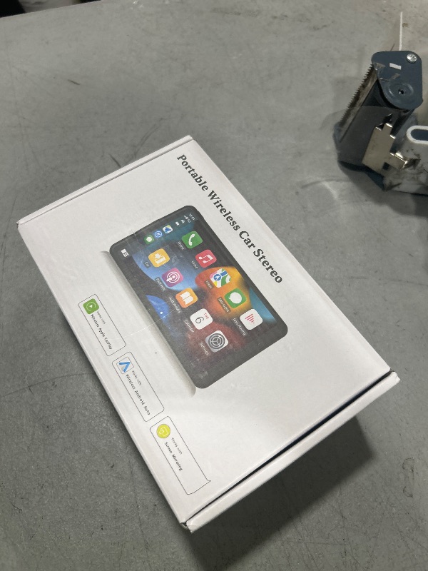 Photo 1 of 2025 Enhanced Carplay Screen for Car - 7" HD Portable Carplay & Android Auto with Bluetooth, HD Backup Camera, GPS Navigation, Siri, FM Radio, AUX, and Mirror Link – Compatible with All Vehicles