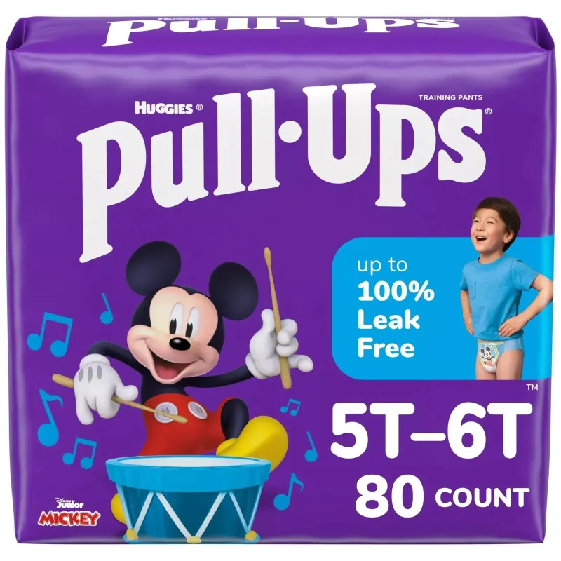 Photo 1 of Huggies Pull-Ups Boys Leak Potty Training Pants 5T-6T 46 lbs 80 Count