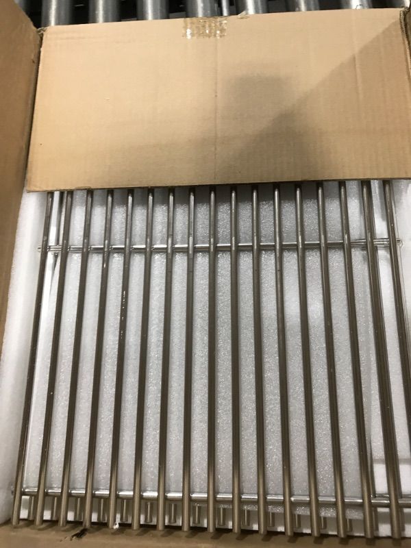 Photo 1 of 18.75" Premium Grill Grates for Weber Genesis II 300 and Genesis II LX 300 Series, Replacement for Weber 66802 66095, 7.02mm Food Grade 304 Stainless Steel