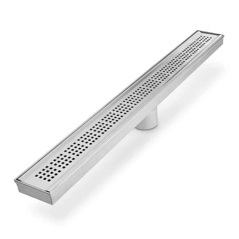 Photo 1 of QM Drain 38.200.24 PS Bay Series. Ria Linear Drain 24". Polished (Prev. 38.200.24 P)
