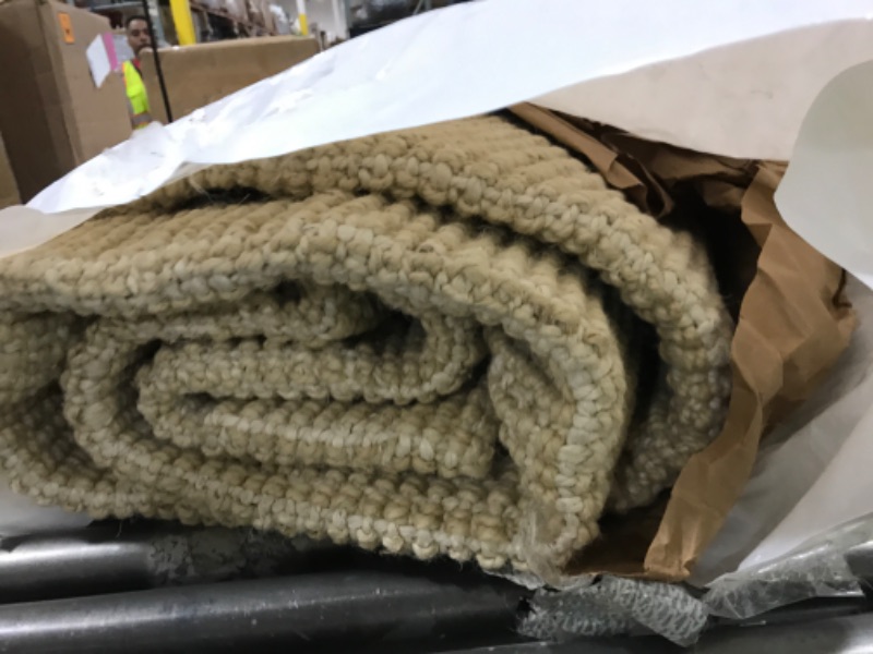 Photo 1 of JONATHAN Y NFR103A-8 Hiro Hand Woven Chunky Jute Indoor Area Rug Bohemian Farmhouse Easy -Cleaning Bedroom Kitchen Living Room Non Shedding, 8 X 10, Ivory