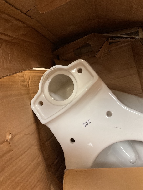 Photo 1 of American Standard 609CA001.020 Cadet PRO Two-Piece Toilet with Slow-Close Seat and Wax Ring, Elongated Front, Standard Height, White, 1.28 gpf