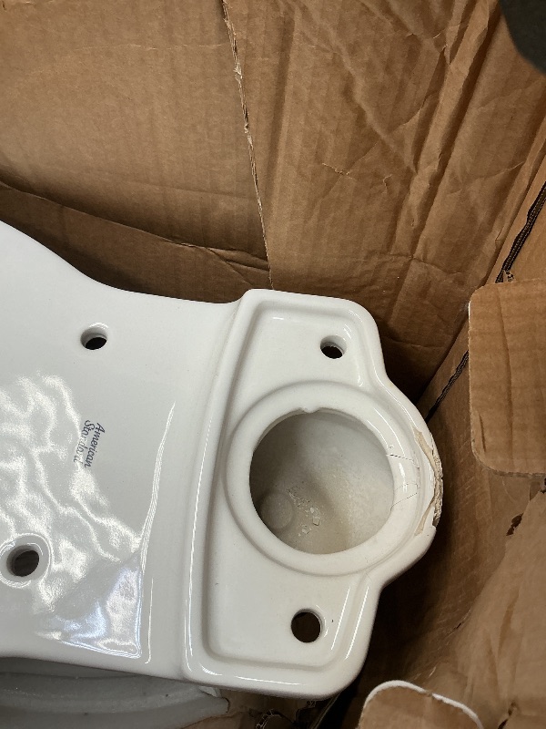 Photo 1 of American Standard 609CA001.020 Cadet PRO Two-Piece Toilet with Slow-Close Seat and Wax Ring, Elongated Front, Standard Height, White, 1.28 gpf