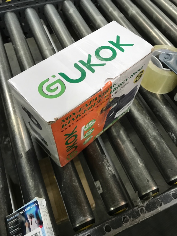 Photo 1 of GUKOK 2025 Upgraded 50FT Non-Expanding Garden Hose, Ultra-Light & Flexible Water Hose - Burst-Resistant, Kink-Free, High-Pressure, All-Weather Use for Lawns, Gardens, and Outdoor Cleaning