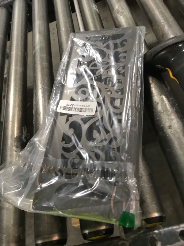 Photo 1 of Sierra Grates 4" x 12" Floral Design Steel Floor Register in Metallic Bronze Finish for Floor l- Decorative Air Vent Covers- Floor Register 4” x 12”