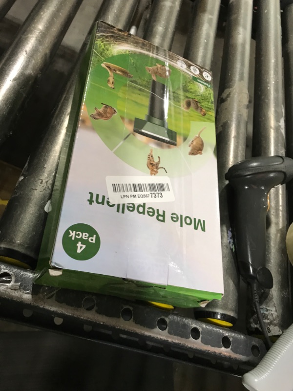 Photo 1 of Snake & Mole & Rabbit & Skunk Repellent Solar Powered, Ultrasonic Deterrent, IP65 Waterproof, to Get Rid of Gopher, Groundhog, Rodent, Chipmunk, Raccoon, and Vole for Lawn & Garden, 4 Pack