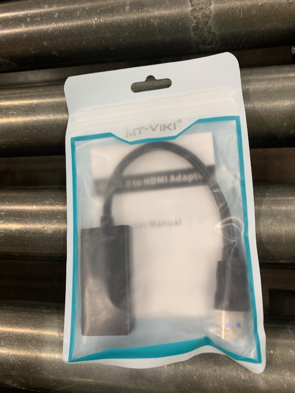 Photo 1 of MT-VIKI USB 3.0 to HDMI Adapter, USB 3.0 to HDMI Male to Female Adapter, 1080P Compatible with Mac OS, Windows 10/8.1/8/7 (Uni-Directional) 1 Pack