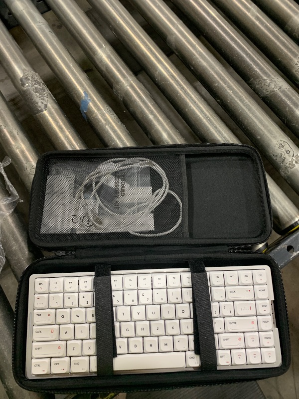 Photo 1 of IQUNIX MQ80 Low Profile Mechanical Keyboard for Work and Gaming Tri Mode Wireless Wired CNC Aluminum Hot Swappable RGB Backlit Long Battery Life VIA Support (Silver)