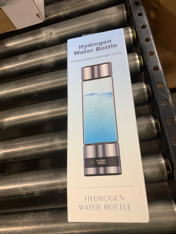 Photo 1 of snawowo Glass Hydrogen Water Bottle Generator 16oz/460ml- 2500+PPB Concentration SPE/PEM Technology - Enhanced Vitality Improving Health |Food-grade |LED Display |Type-C Charging for Daily Use or Gift