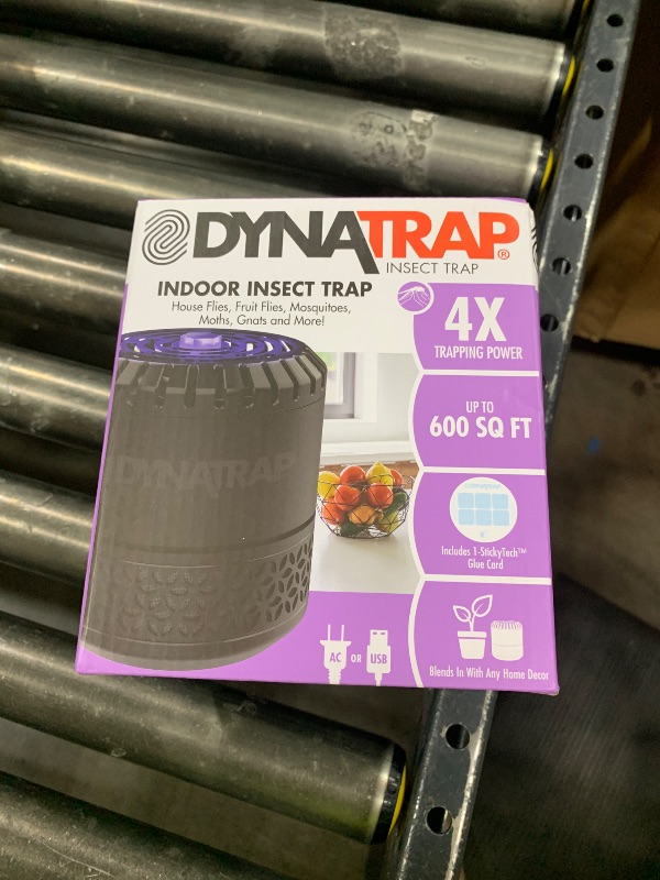 Photo 1 of DynaTrap DT152 Indoor Insect Trap and Killer – Catches and Kills Fruit Flies, Gnats, Moths, Mosquitoes & Other Flying Insects
