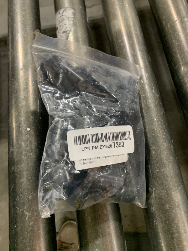 Photo 1 of Wire Shelf Clips for 3/4" Post, WMDXF Wire Shelving Shelf Lock Clips 25 Pairs 50 Pieces, Shelving Sleeves Replacements, Black