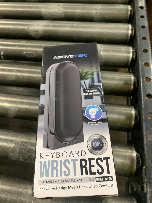 Photo 1 of AboveTEK Keyboard Wrist Rest – Adjustable Angle & 25-Inch Length, Foldable Ergonomic Memory Foam Support for Computer, Laptop & Gaming – Non-Slip, Relieves Forearm & Elbow Pain for Typing & Mouse Use