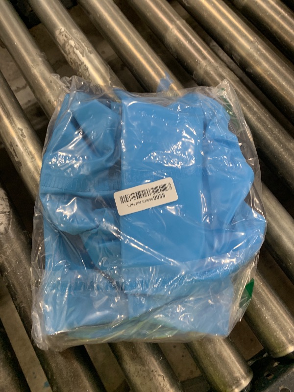 Photo 1 of 2 Pack 25lb Heavy Duty Pool Ladder Weights, Universal Above Ground Pool Step Sand Bags with Handles, 500D PVC Durable Waterproof & Foldable Pool Weights for Swimming Pool Stairs (Sky Blue)