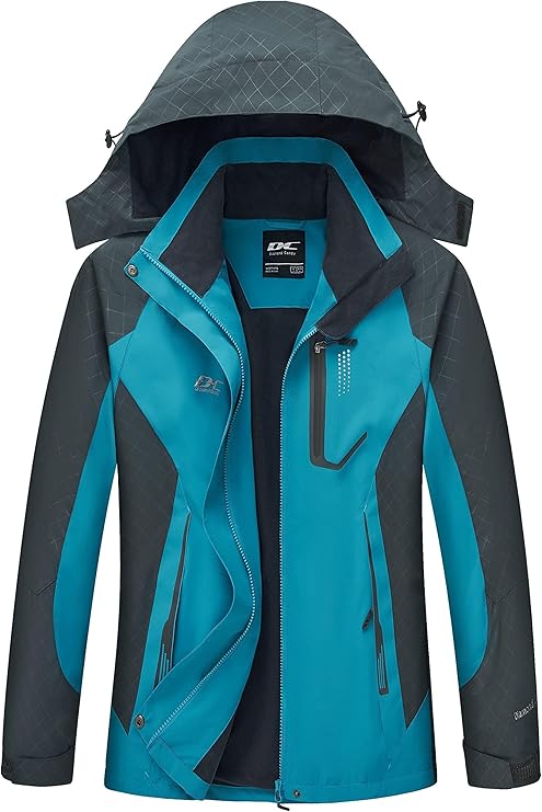 Photo 1 of Diamond Candy Women's Waterproof Rain Jacket with Hood Lightweight Outdoors Raincoat