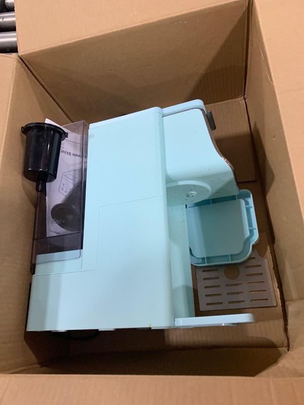 Photo 1 of SHARDOR K Cup Coffee Maker With Bold Setting, Single Serve Hot & Iced Coffee Maker for K-Cup and Grounds, 52oz Removable Water Tank, 6 to14oz Brew Sizes, Pod Coffee Machine With Reusable Filter, Blue