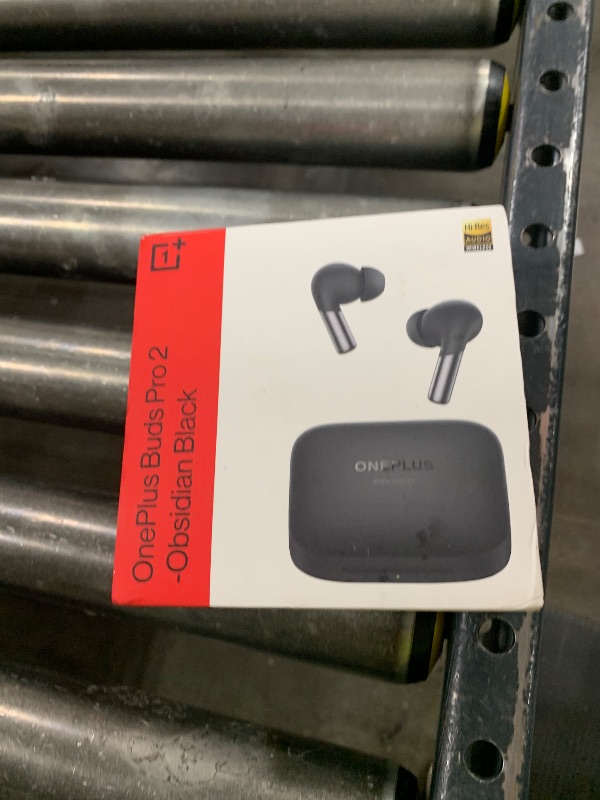 Photo 1 of OnePlus Buds Pro 2 - Obsidian Black - Audiophile-Grade Sound Quality Co-Created with Dynaudio, Best-in-Class ANC, Immersive Spatial Audio, Up to 39 Hour Playtime with Charging case, Bluetooth 5.3