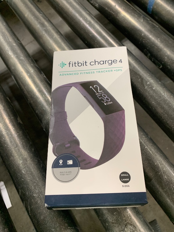Photo 1 of Fitbit Charge 4 Fitness and Activity Tracker with Built-in GPS, Heart Rate, Sleep & Swim Tracking, Rosewood/Rosewood, One Size (S &L Bands Included)