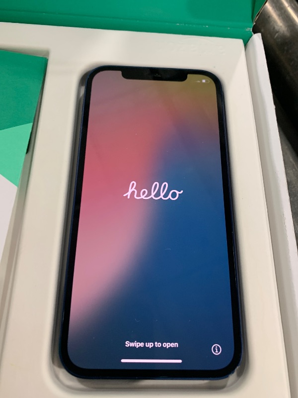Photo 1 of Apple iPhone 12, 128GB, Blue - Unlocked (Renewed Premium)