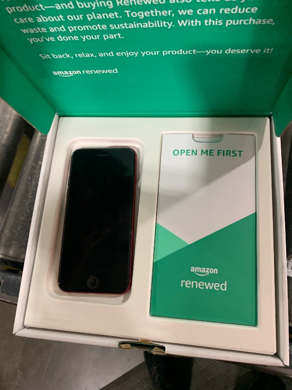 Photo 1 of Apple iPhone SE 3rd Gen, 64GB, Red - Unlocked (Premium Renewed)