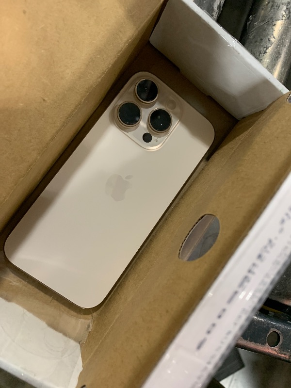 Photo 1 of Apple iPhone 16 Pro, US Version, 128GB, Desert Titanium - Unlocked (Renewed) no charging cable 