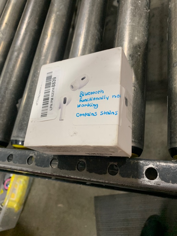 Photo 1 of Apple AirPods Pro 2 Wireless Earbuds, Active Noise Cancellation, Hearing Aid Feature, Bluetooth Headphones, Transparency, Personalized Spatial Audio, High-Fidelity Sound, H2 Chip, USB-C Charging 