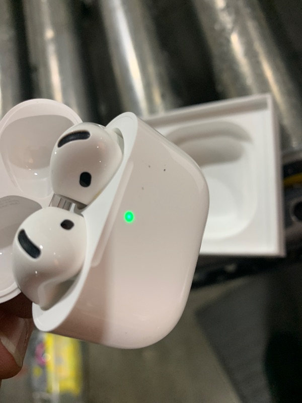 Photo 1 of Apple AirPods 4 Wireless Earbuds, Bluetooth Headphones, with Active Noise Cancellation, Adaptive Audio, Transparency Mode, Personalized Spatial Audio, USB-C Charging Case, Wireless Charging, H2 Chip