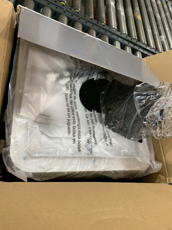 Photo 1 of Homewerks 7148-01-AX Smart Bathroom Fan with Alexa Voice Assistant Color Changing LED Light and Bluetooth Speakers 110 CFM 1.5 Sones