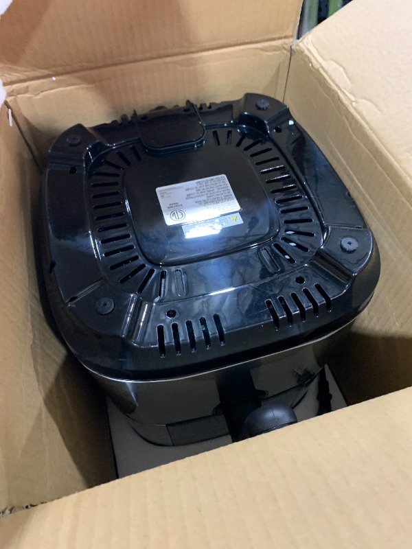 Photo 1 of Chefman TurboFry Touch Air Fryer, Large 5-Quart Family Size, One Touch Digital Control Presets, French Fries, Chicken, Meat, Fish, Nonstick Dishwasher-Safe Parts, Automatic Shutoff, Stainless Steel