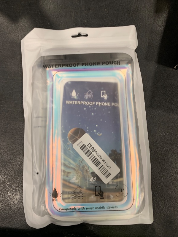 Photo 1 of Waterproof Phone Pouch Floating, IPX68 Waterproof Phone Case with Lanyard for iPhone 16 15 14 13 12 Pro Max Samsung S25 S24 S23 S22, Up to 7 Inch, Beach Vacation Essentials, Dazzling Purple
