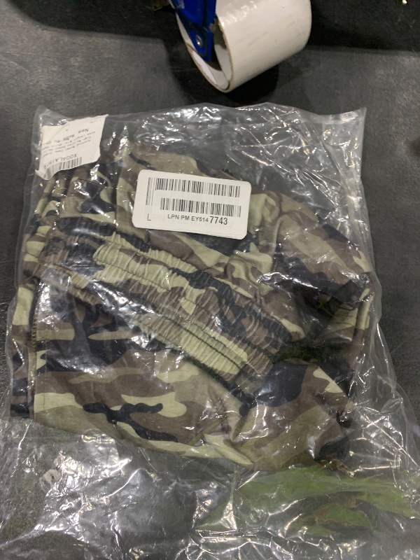 Photo 1 of Avanova Women Camo Slit Midi Skirt High Waisted Split Summer Casual Drawstring Pockets Sweat Skirt Camo Green Medium