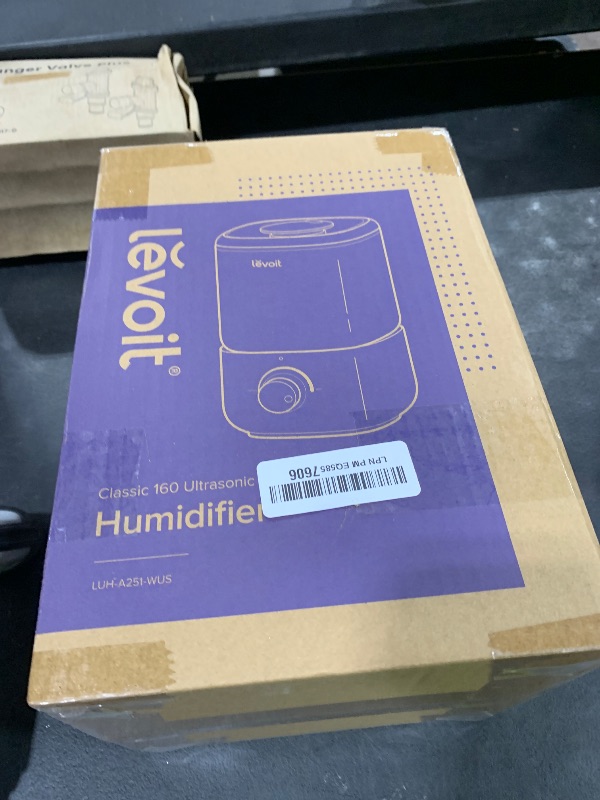 Photo 1 of LEVOIT Top Fill Humidifiers for Bedroom, 2.5L Tank for Large Room, Easy to Fill & Clean, 28dB Quiet Cool Mist Air Humidifier for Home Baby Nursery & Plants, Auto Shut-off and BPA-Free for Safety, 25H